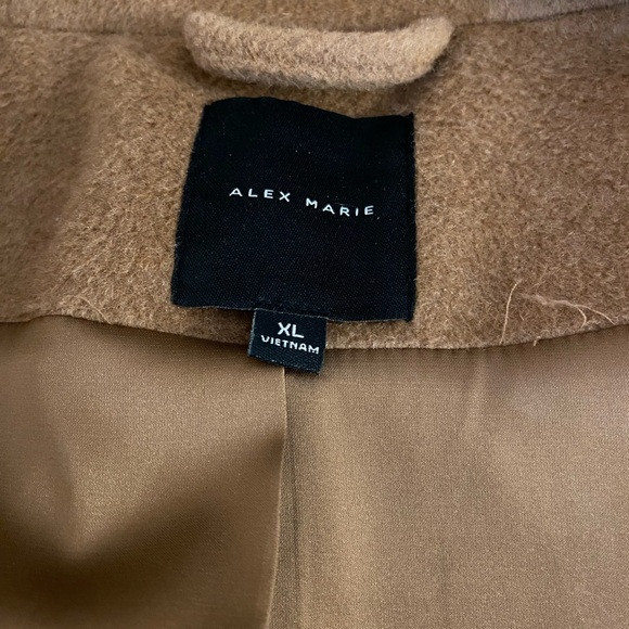 Alex Marie Camel Wool Coat - Picture 10 of 13